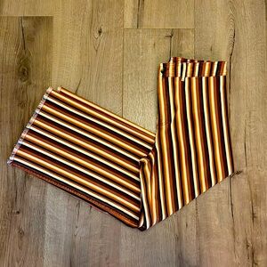 Women’s billabong high waisted wide leg stripe pants size 31 large